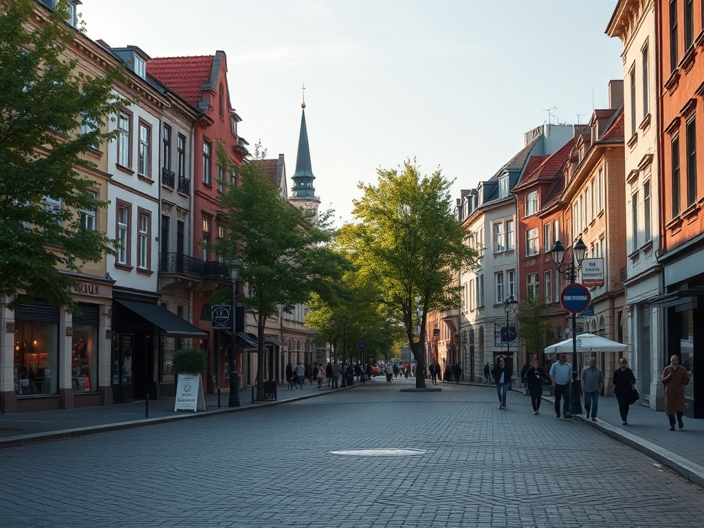 Ulica Dobra w Koszalinie, gdzie wyjaśniono tajemnicę dotyczącą mieszkania i plotek o niezwykłych zjawiskach