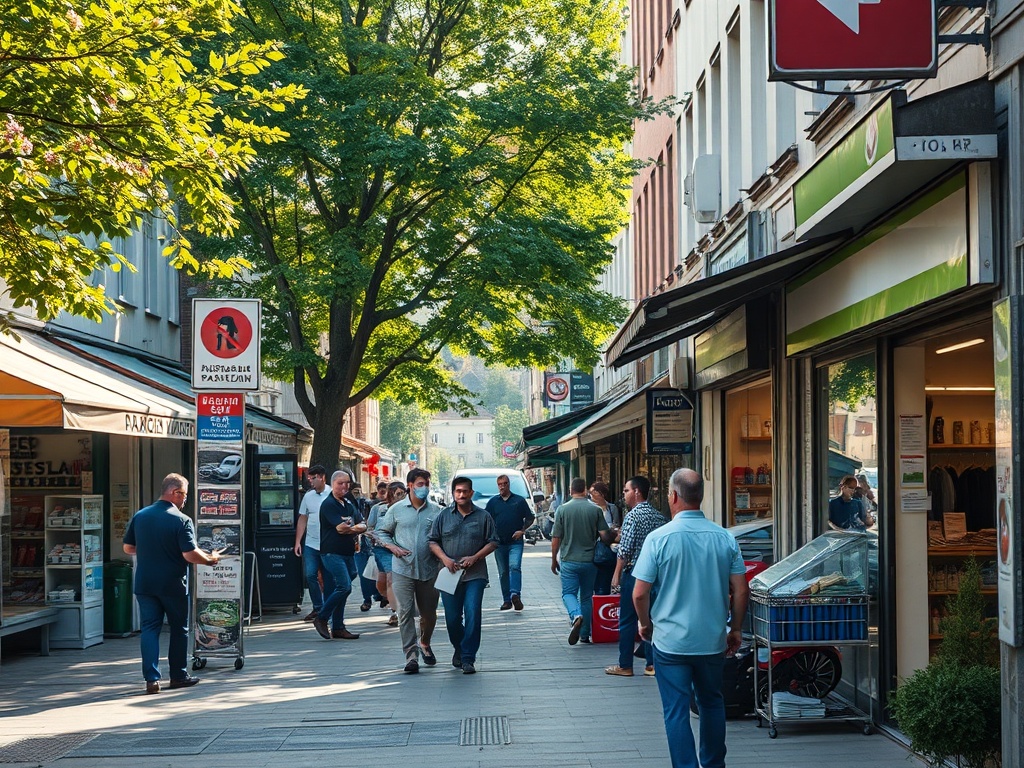 Uczestnicy na Środkowopomorskich Targach Pracy w Koszalinie szukający możliwości zatrudnienia.